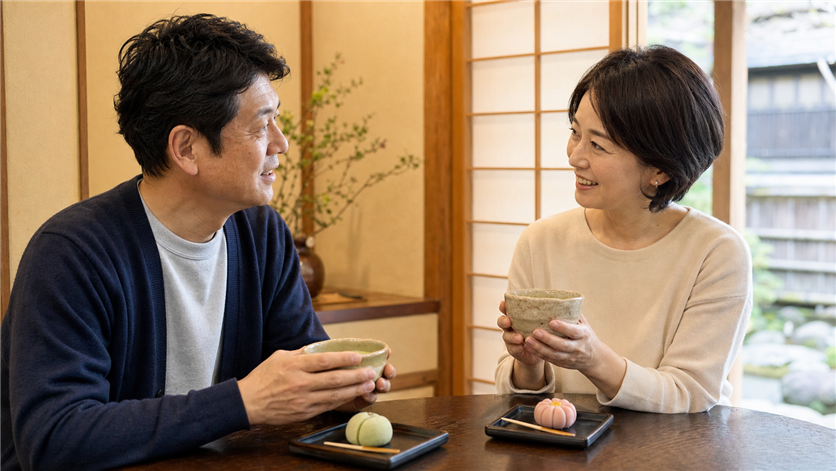 落ち着きと余裕で同世代に会いやすい40代男性の強み